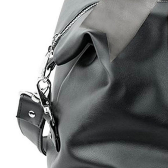 Michel Germain Vegan Leather Weekend Duffle Bag NWT - Picture 4 of 11